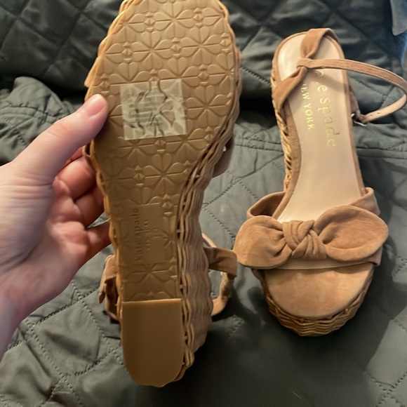NWOT Kate Spade New York Patio Wedges - Picture 4 of 5